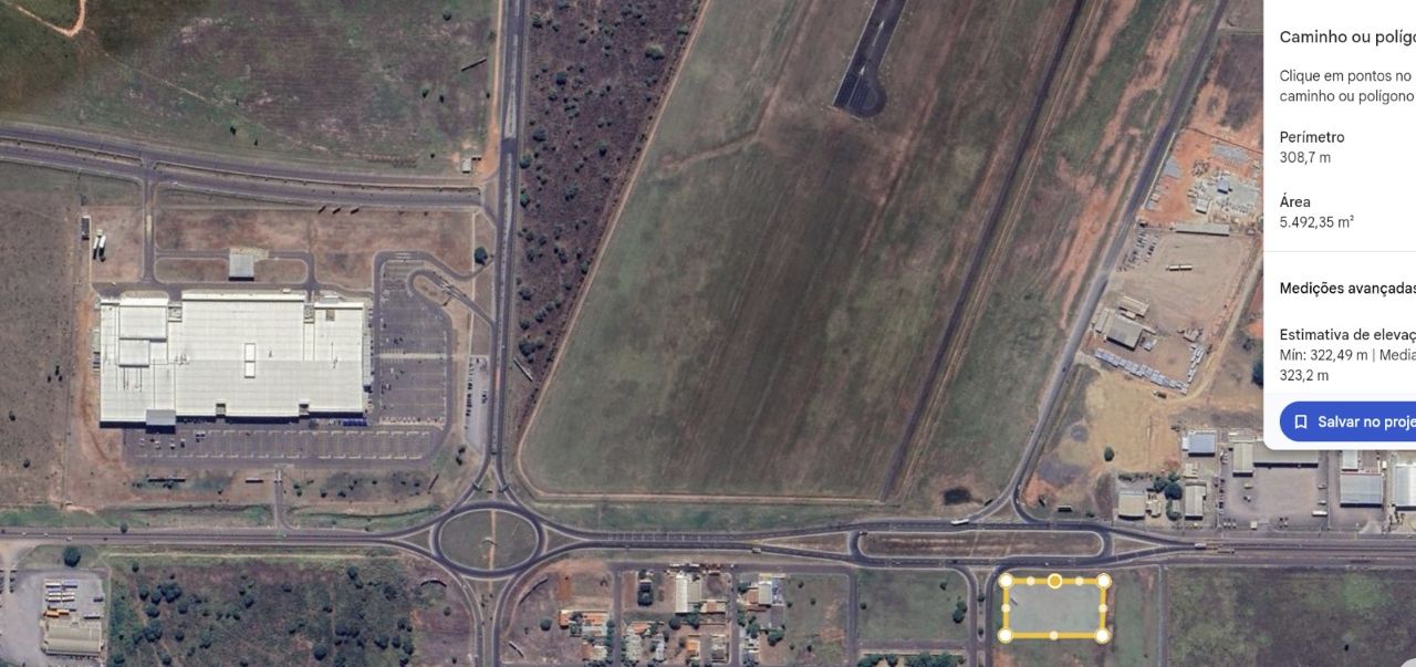 Foto de Área de esquina na principal entrada de Três Lagoas: visibilidade máxima, valorização contínua em Jardim Novo Aeroporto, Três Lagoas