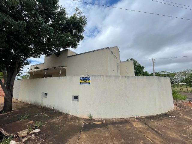 Casa nova – 100m² – 1 suíte + 1 quarto – Jardim Coqueiral – Brasilândia/MS