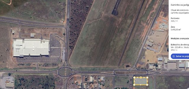 Área de esquina na principal entrada de Três Lagoas: visibilidade máxima, valorização contínua